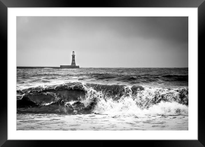 Sunderland Roker Pier Framed Mounted Print by Kevin Duffy