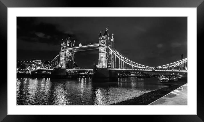 Tower Bridge London Framed Mounted Print by Kevin Duffy