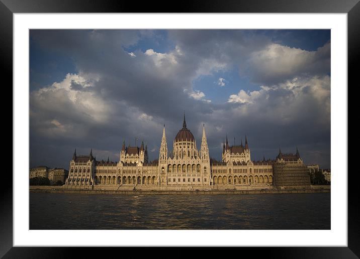 Budapest Parliment Framed Mounted Print by Ashley  Gruber