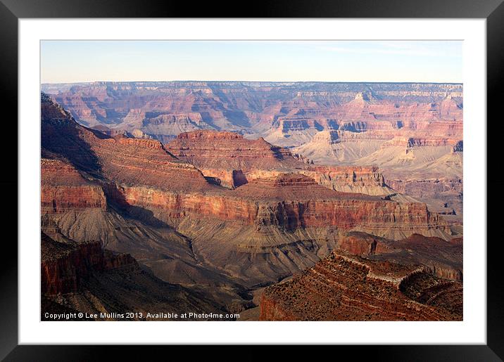 The Grand Canyon Framed Mounted Print by Lee Mullins
