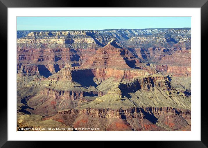 Classic Grand Canyon Framed Mounted Print by Lee Mullins