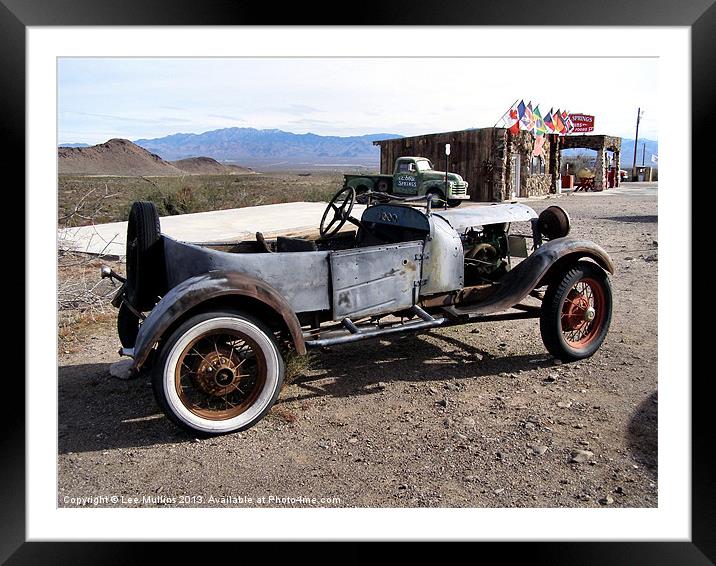 Ford Model A Framed Mounted Print by Lee Mullins