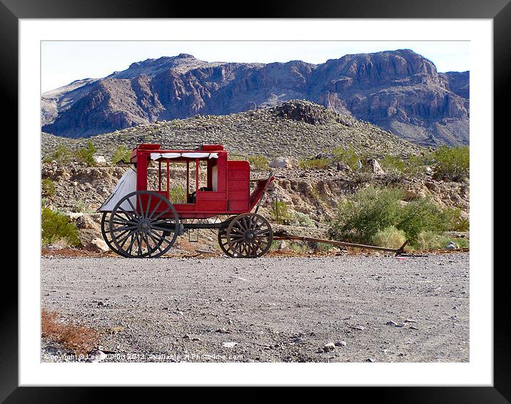 The stage out of town Framed Mounted Print by Lee Mullins