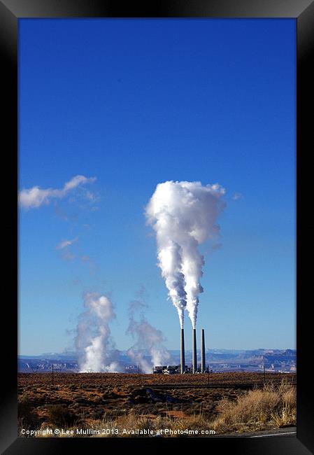 Page Power Station Framed Print by Lee Mullins