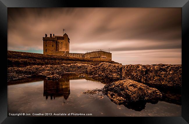 Castle In The Wind Framed Print by Jon  Crowther
