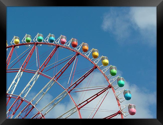 Ferris Wheel, Odaiba, Japan Framed Print by Jay Huckins