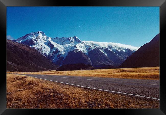 Mount Cook, South Island, New Zealand Framed Print by Jay Huckins