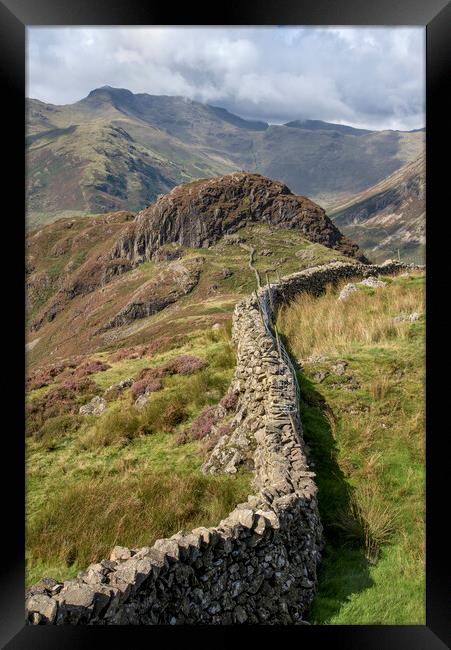 Leading line to Side Pike Framed Print by Gary Kenyon