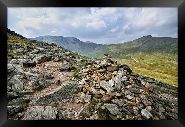 On Route To Helvellyn Framed Print by Gary Kenyon