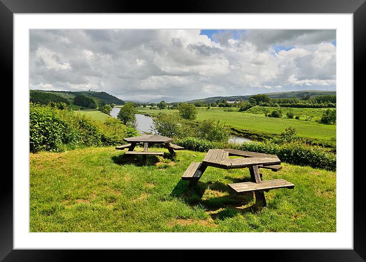 Crook O Lune Picnic Site Framed Mounted Print by Gary Kenyon