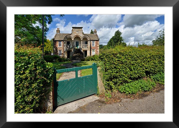 Country House Ribchester Framed Mounted Print by Gary Kenyon