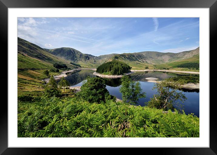 Haweswater Reflections Framed Mounted Print by Gary Kenyon