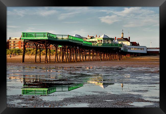 St. Annes Pier Framed Print by Gary Kenyon