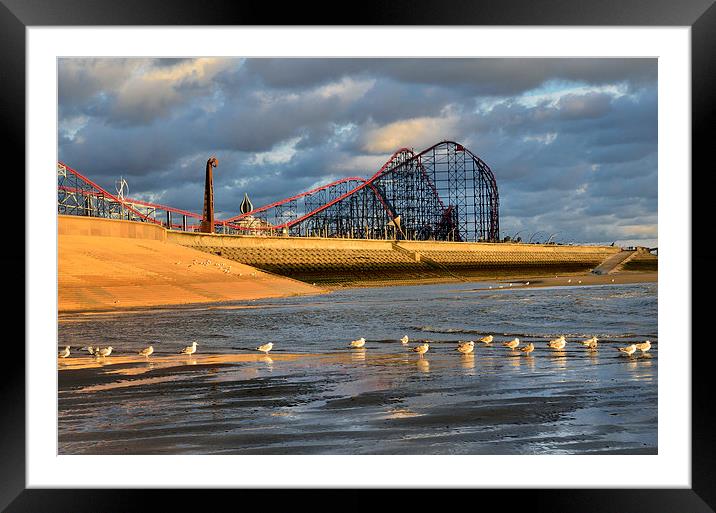 The Big One Blackpool Framed Mounted Print by Gary Kenyon