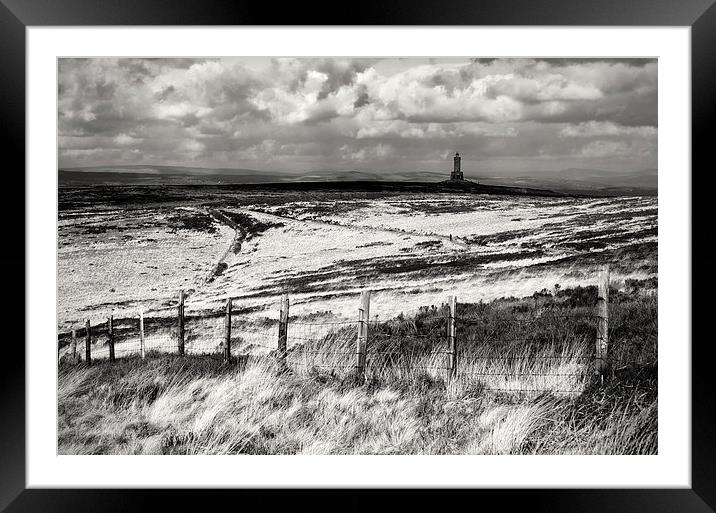 Darwen Tower Lancashire Framed Mounted Print by Gary Kenyon