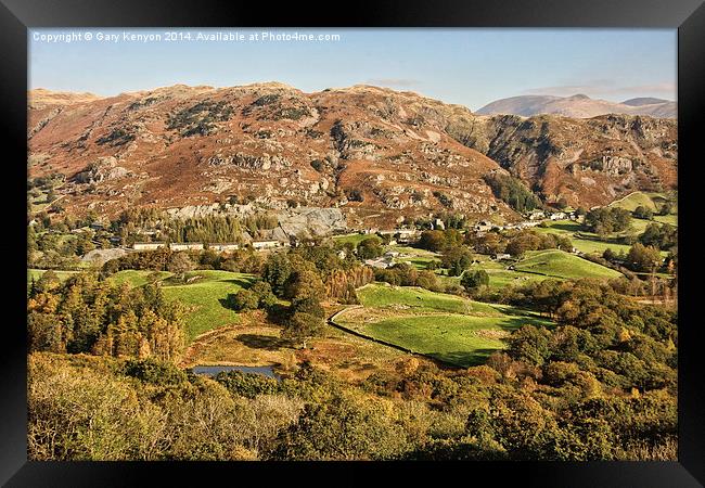 Lingmoor Views Framed Print by Gary Kenyon