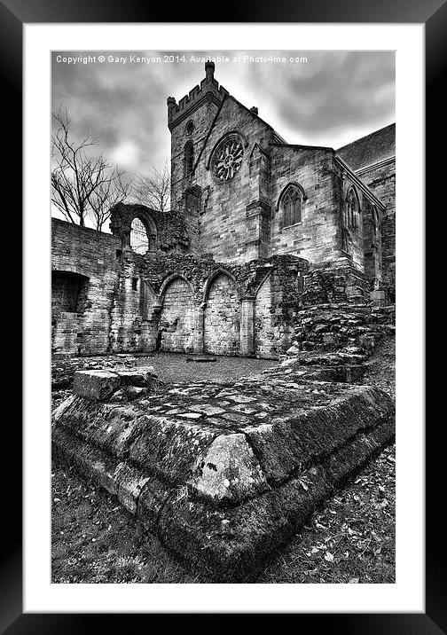  Culross Abbey Fife Scotland Framed Mounted Print by Gary Kenyon