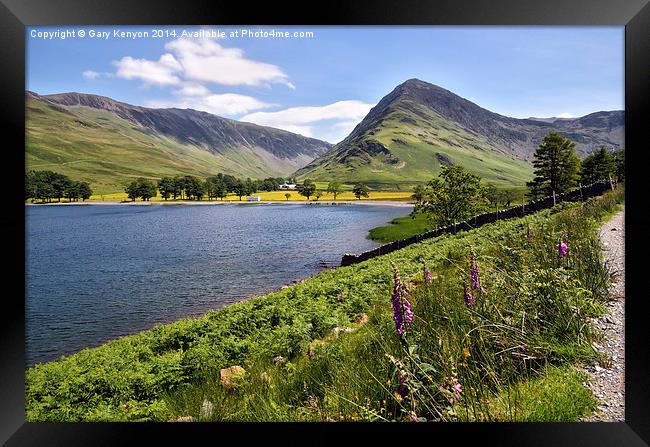 View Of Fleetwith Pike At Buttermere Framed Print by Gary Kenyon