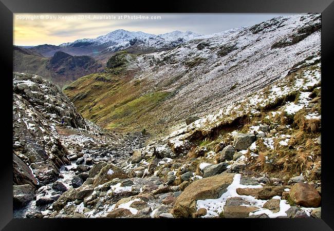  Stickle Ghyll Framed Print by Gary Kenyon