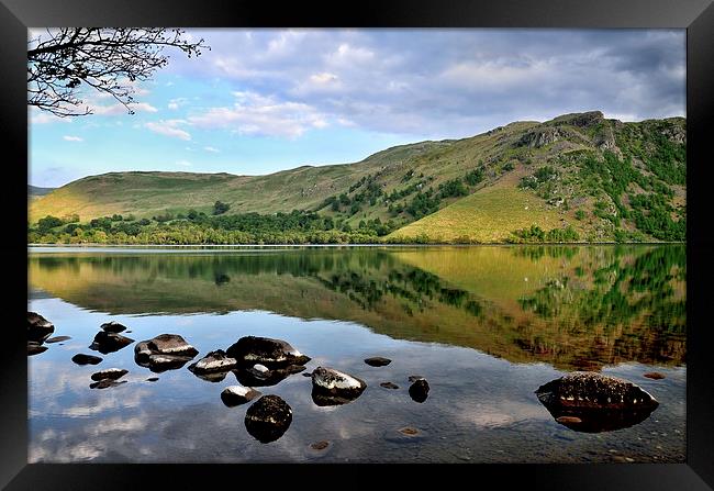  Ullswater Reflections Framed Print by Gary Kenyon
