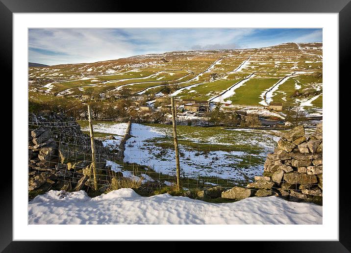 Bucked Views Yorkshire Framed Mounted Print by Gary Kenyon
