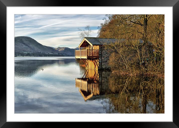  Duke Of Portland Boat House Framed Mounted Print by Gary Kenyon