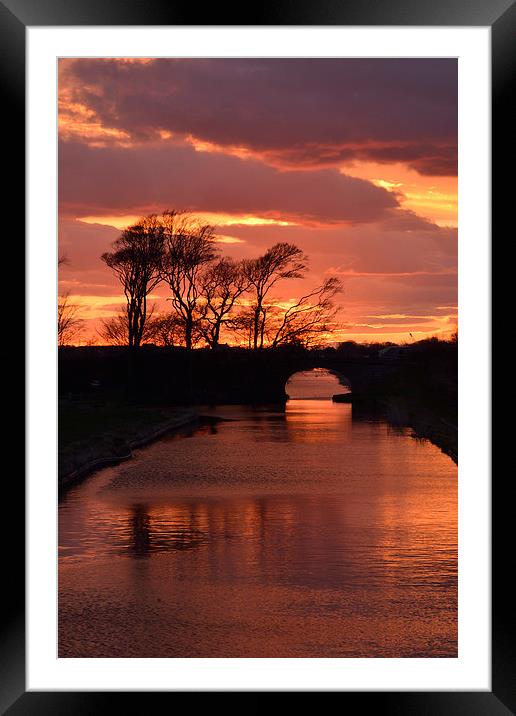  The Sky Was On Fire Framed Mounted Print by Gary Kenyon