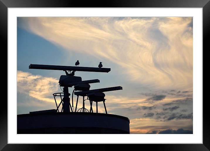 Sunset Sky Framed Mounted Print by Gary Kenyon