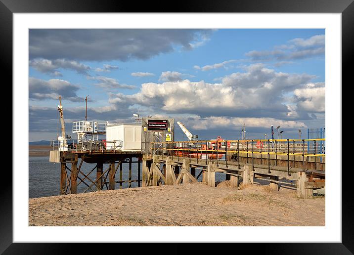  River Wyre Launching Facility Framed Mounted Print by Gary Kenyon