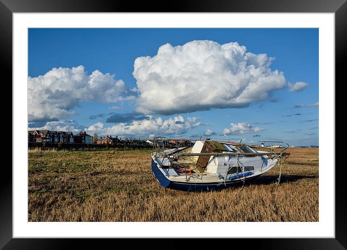 Lytham Boat Framed Mounted Print by Gary Kenyon