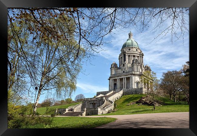 View Of Ashton Memorial - Williamson Park - Lancas Framed Print by Gary Kenyon