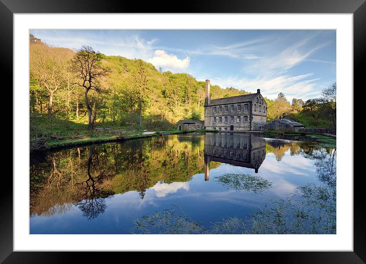 Gibson Mill Reflections Framed Mounted Print by Gary Kenyon