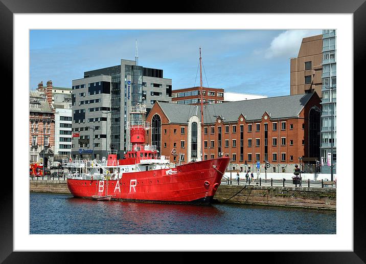  Liverpool BAR Boat Framed Mounted Print by Gary Kenyon