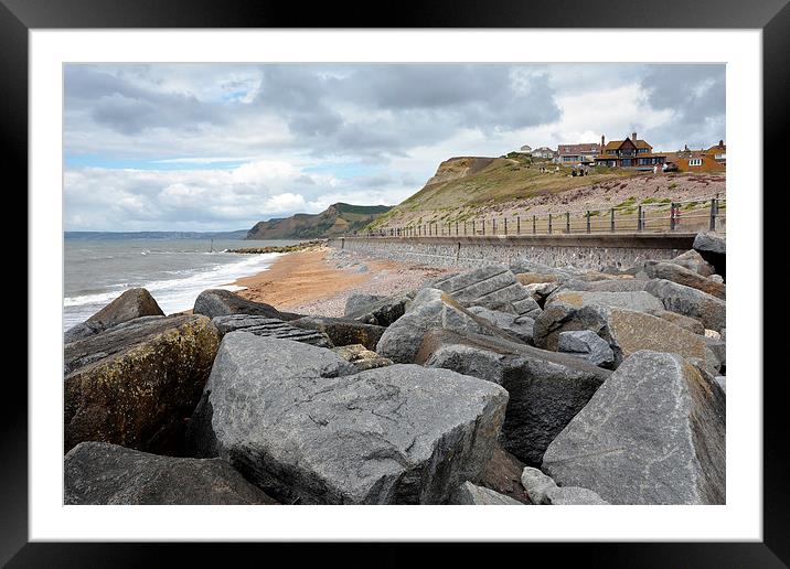  West Bay Looking towards Thorncombe Beacon Framed Mounted Print by Gary Kenyon