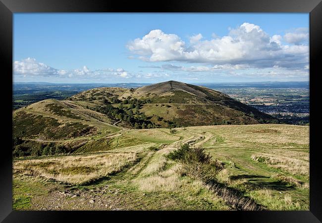 Countryside Views on the Malvern Hills Framed Print by Gary Kenyon