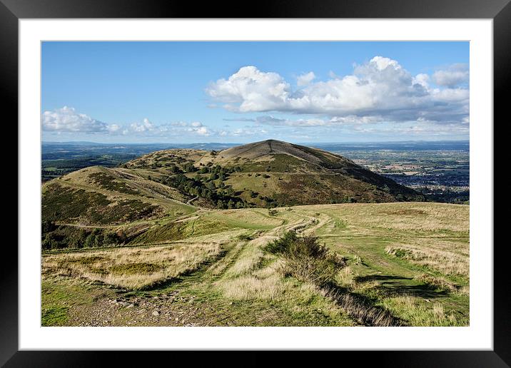 Countryside Views on the Malvern Hills Framed Mounted Print by Gary Kenyon