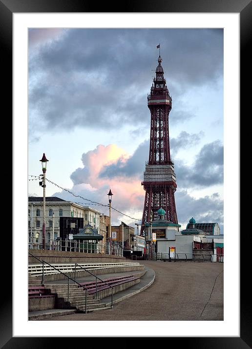 Blackpool Tower Framed Mounted Print by Gary Kenyon