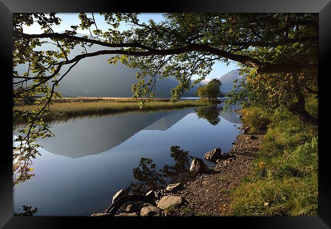 Brotherswater Reflections Framed Print by Gary Kenyon