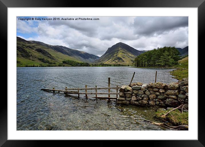 Buttermere And Fleetwith Pike Framed Mounted Print by Gary Kenyon