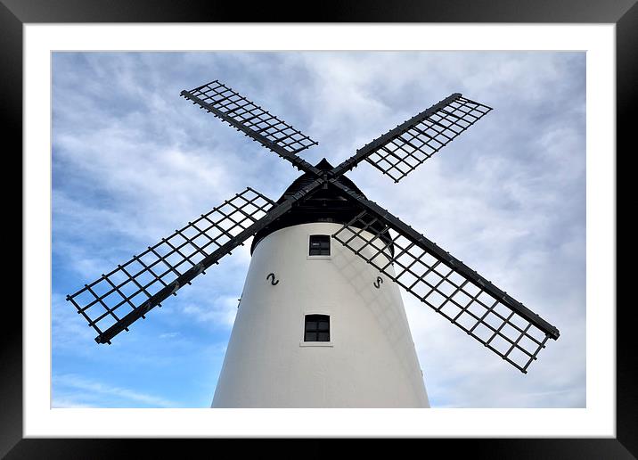 Lytham Windmill Framed Mounted Print by Gary Kenyon