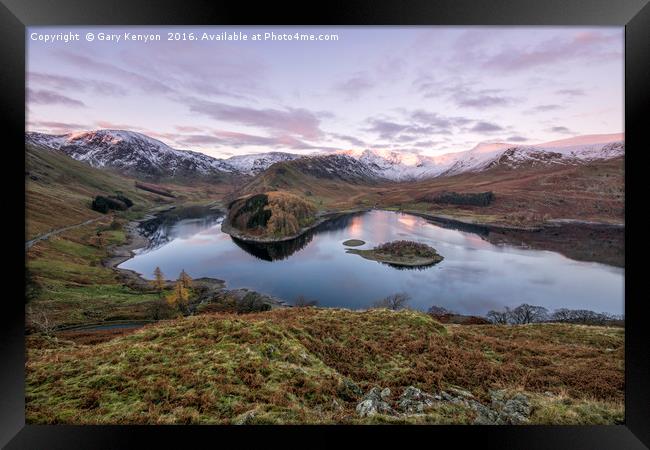 Haweswater Sunrise Framed Print by Gary Kenyon