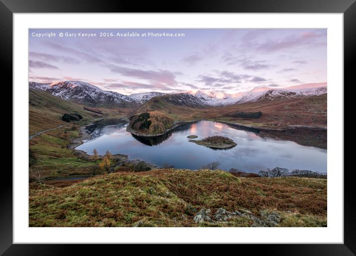 Haweswater Sunrise Framed Mounted Print by Gary Kenyon