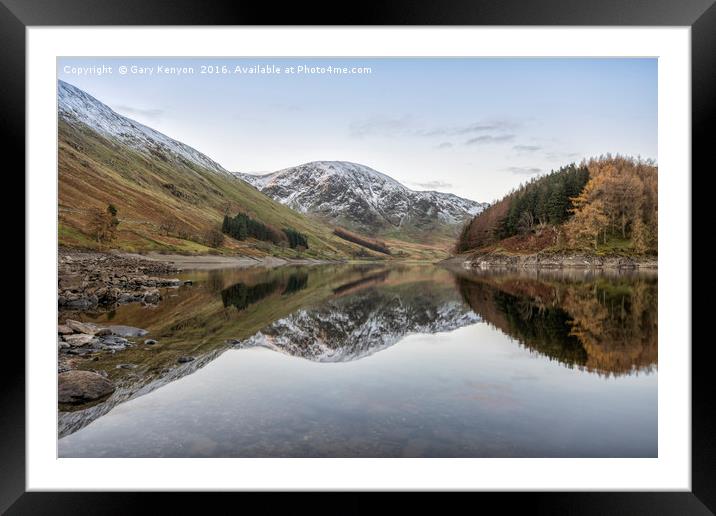 Reflections at Haweswater Framed Mounted Print by Gary Kenyon