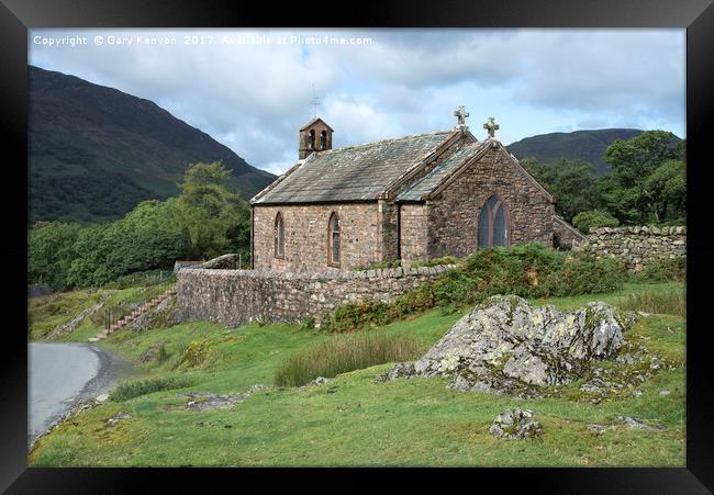 St James's Church Buttermere Framed Print by Gary Kenyon