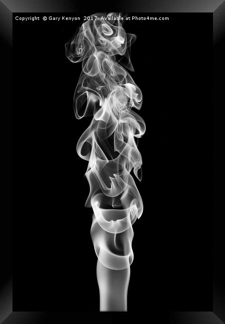 Smoke Framed Print by Gary Kenyon