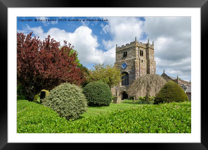 St Michaels Church  Framed Mounted Print by Gary Kenyon