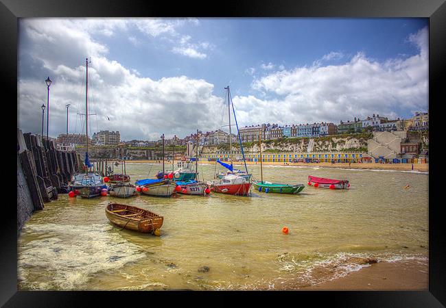 Broadstairs harbour Framed Print by Thanet Photos