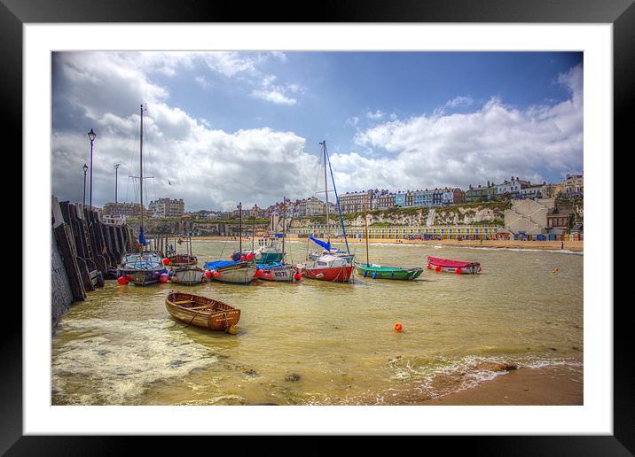 Broadstairs harbour Framed Mounted Print by Thanet Photos