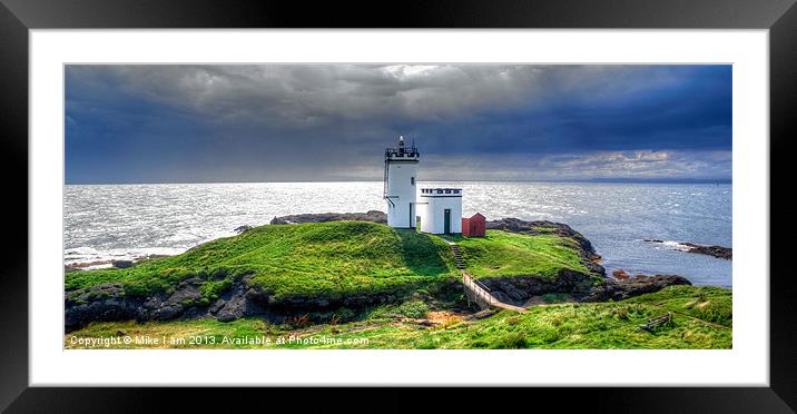 Elie Lighthouse Framed Mounted Print by Thanet Photos