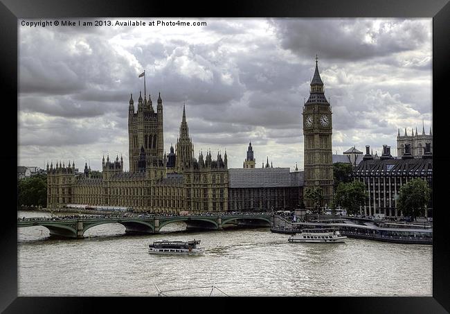 London landscape Framed Print by Thanet Photos